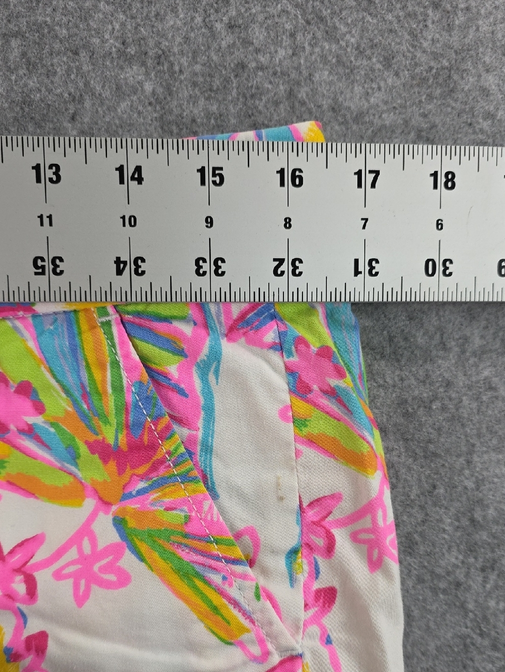 Lilly Pulitzer Women's Floral Print Cotton Shorts - Pink Multi SZ 6 Multicolor - Picture 5 of 8